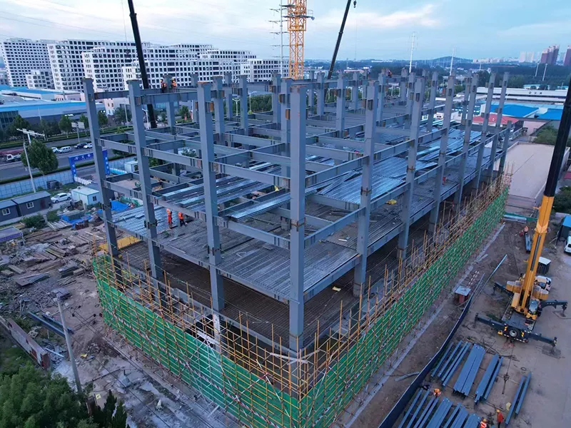 Construction d'un hôpital préfabriqué rapidement construit